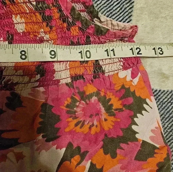 Faded Glory Girls Red and Pink Multicolor Ruffled Summer Dress Size 4T - Picture 7 of 9